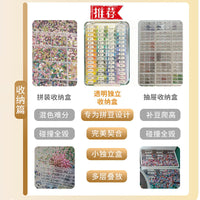 Perler Beads Storage Box Set with Dustproof Transparent Containers