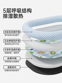 Pet Cooling Mat for Small Dogs, Summer Breathable Ice Pad Bed