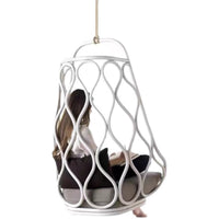 Outdoor Leisure Hanging Chair Swing for Balcony Courtyard Garden, Waterproof Sunscreen Bird's Nest Creative Lazy Chair