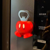 Magnetic Bottle Opener for Refrigerator, Beer Cap Remover