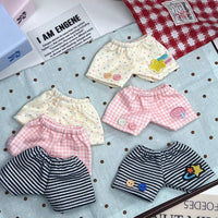 Doll Clothes Casual Shorts with Patches for Cotton Dolls