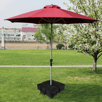 Outdoor Patio Umbrella Square Detachable Base Windproof Sandbag for Garden Beach