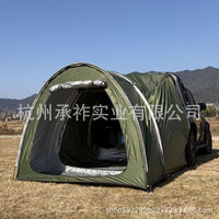 SUV Car Tail Tent with Compartment for Camping and Outdoor Rest