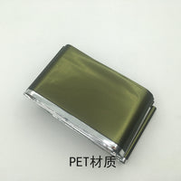 Emergency Thermal Blanket, Dual-Sided PET, Silver/Green, 160x210cm for Outdoor Survival and First Aid