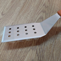 Tiramisu Cake Spatula Stainless Steel with Wooden Handle for Baking and Transferring