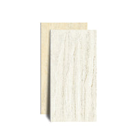 Travertine Marble Effect Porcelain Tiles for Walls and Floors, Matte/Gloss Finish