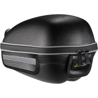 USB Rechargeable Bike Rack Bag with Light, Quick Release Hard Shell Rear Seat Bag for Mountain Bikes