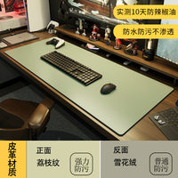 Large PU Leather Desk Pad, Waterproof Mouse Pad and Keyboard Mat for Office and Home