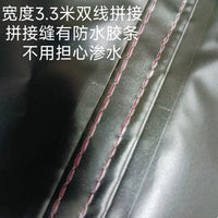 Thickened Blackout Tarp for Outdoor Shade and Rain Protection
