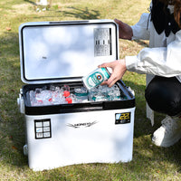 Portable Insulated Cooler Box for Fishing, Camping, and Outdoor Food Delivery