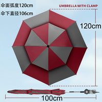 Outdoor Chair Clamp Umbrella for Beach and Leisure