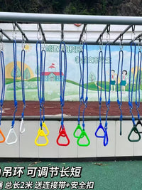 Indoor Outdoor Sensory Training Climbing Frame Accessories for Kids 3+ - Portable Plastic Ladder & Swing Attachments