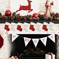 9-Inch Sequin Christmas Stocking for Kids' Candy & Gifts, Festive Hanging Ornament