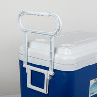 50L Commercial Insulated Cooler Box with Wheels for Outdoor Food and Beverage Preservation