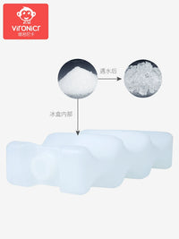 Portable Breast Milk Cooler Bag with Reusable Ice Packs for Freshness