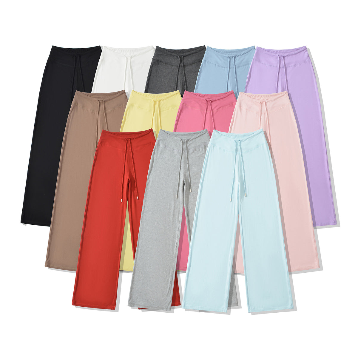Women's Modal Flared Leggings High Waist Slim Fit Yoga Dance Pants