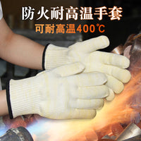 Heat Resistant Flame Retardant Industrial Welding Gloves for High Temperature Protection