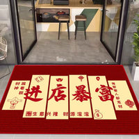 Commercial Entrance Mat Non-Slip Welcome Doormat Durable Crystal Velvet Floor Mat