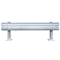 Corrugated Beam Guardrail for Road Safety - Thickened, Anti-Corrosion Barrier