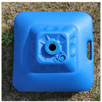 Outdoor Umbrella Base Stand for Patio Beach Fishing Market Umbrellas, Water/Sand Fillable Plastic Base