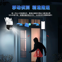 Outdoor Wireless Security Camera with Night Vision and Two-Way Audio for Home and Business