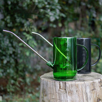 Stainless Steel Spout Plastic Watering Can for Home Gardening, 1L