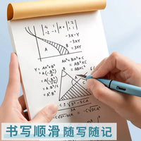 Thickened Kraft Paper Draft Notebook for Study and Exams, Blank or Divided Pages