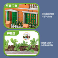 Mini Mason DIY House Building Blocks Kit for Kids, Educational Construction Toy with Bricks and Tools