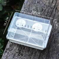 Small Plastic Seedling Tray for Succulents and Cuttings, Flower Propagation Planter