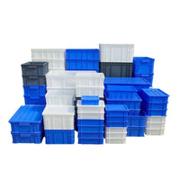 Plastic Storage Bin with Lid for Parts, Tools, and Materials