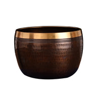 Tibetan Singing Bowl Set for Meditation & Yoga - Hand-Hammered Copper Sound Therapy Bowl with Cushion & Mallet