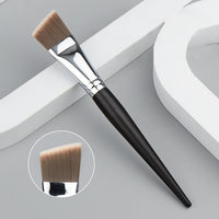 Angled Foundation Brush for Seamless Makeup Application - Ultra-Thin Soft Bristle