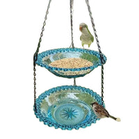 Hanging Hummingbird Feeder Outdoor Bird Bath Decor for Balcony Garden