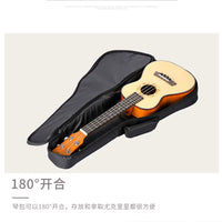 Ukulele Gig Bag 21/23/26 Inch, Padded Waterproof Single Shoulder Backpack for Small Guitars