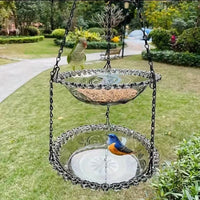 Hanging Hummingbird Feeder Outdoor Bird Bath Decor for Balcony Garden