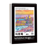 A4/8K Thickened Sketchbook for Art, Watercolor, and Gouache - Blank Drawing Pad