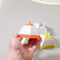 1:12 Dollhouse Miniature Camping Tent for Outdoor Scene Decor