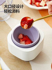 Onlycook Press-Type Large Spherical Ice Cube Mold for Whiskey, Food-Grade Silicone