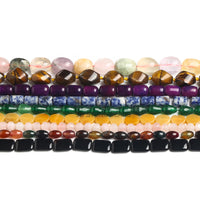 4mm Natural Gemstone Abacus Beads for DIY Jewelry Making