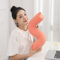 Cooling U-Shaped Travel Neck Pillow with Adjustable Memory Foam for Office and Cervical Support