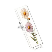 Acrylic Flower Bookmark Set with Tassels, 10-Pack