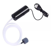 USB Portable Aquarium Air Pump for Fish Tank, Ultra-Quiet Mini Oxygen Aerator for Fishing