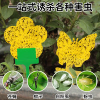 Yellow Sticky Traps for Indoor Plants and Outdoor Gardens - Dual-Sided Insect Catcher for Gnats, Fruit Flies, Mosquitoes