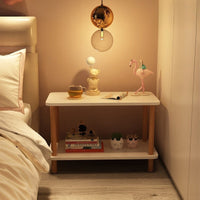 Minimalist Narrow Bedside Table Nightstand for Small Spaces