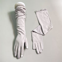 Women's Summer UV Protection Cotton Fingerless Driving and Cycling Arm Sleeves