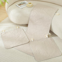 Cotton Car Seat Cushion Set Anti-Slip Embroidered Universal Fit
