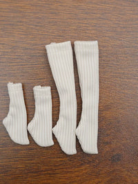 Ribbed Socks for Blythe, OB22, OB24, Azone, and 19-Joint Dolls