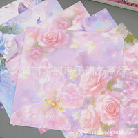 15cm Double-Sided Butterfly Floral Origami Paper for DIY Crafts