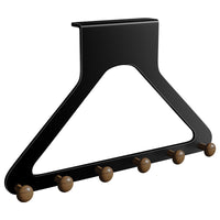 Over-the-Door Hook Rack for Clothes and Bags, No-Drill Strong Adhesive