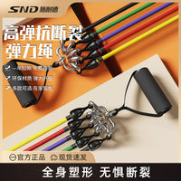 Resistance Band Set for Strength Training, Home Workouts, Muscle Building, and Physical Therapy